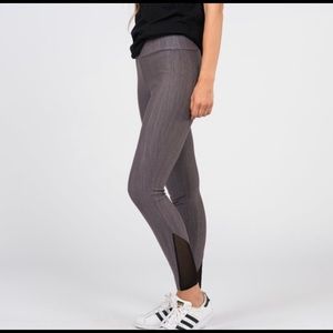 Agnes and Dora knit jeggings with mesh